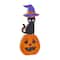 Jack-o'-Lantern & Witch Cat Stackable Wood Décor Craft Kit by Creatology™